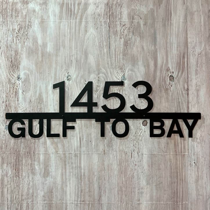 House number signs
